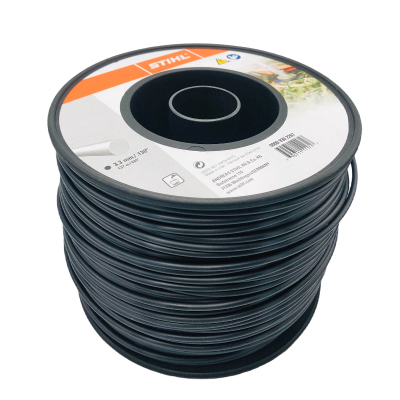 Косильная струна Ø 3,3 мм x 142 м STIHL круглого сечения, чёрный