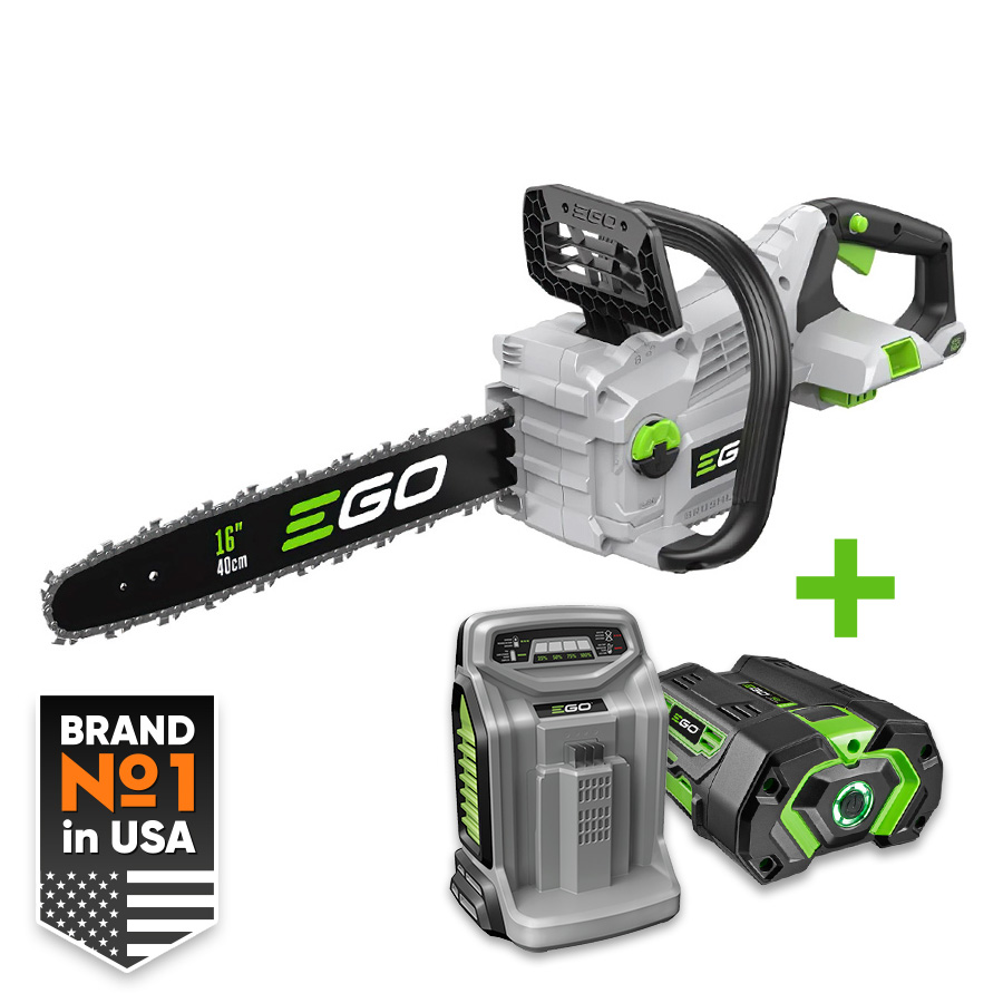 CS1614E Пила аккумуляторная EGO (BA2800T+CH5500E) 0140042003, Пилы цепные EGO