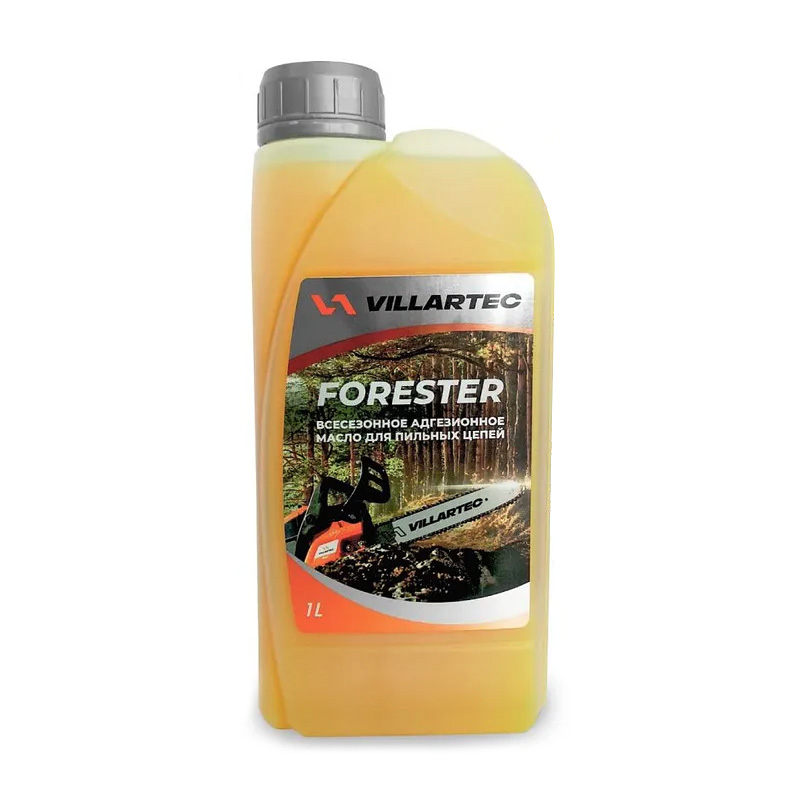 Всесезонное адгезионное масло для пильных цепей VILLARTEC FORESTER 1L vilforchainoil1, Масла и смазки Всесезонное адгезионное масло для пильных цепей VILLARTEC FORESTER 1L