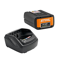 STIHL RMA 443 SET Aккумуляторная газонокосилка STIHL, AP 200, AL 101 63382000043, Газонокосилки аккумуляторные Штиль