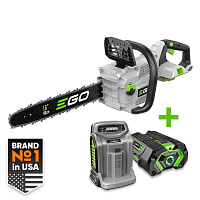 CS1614E Пила аккумуляторная EGO (BA2800T+CH5500E) 0140042003, Пилы цепные EGO