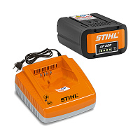 STIHL RMA 443 SET Aккумуляторная газонокосилка STIHL, AP 200, AL 300 63382000044, Газонокосилки аккумуляторные Штиль