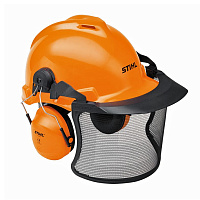 STIHL Каска BIRKE(защитная сетка,наушники,козырек) 00008840158, Каски Штиль