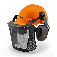 STIHL Каска FUNCTION BASIC (защитная сетка, наушники, водосток, вентиляция) 00008880810, Каски Штиль