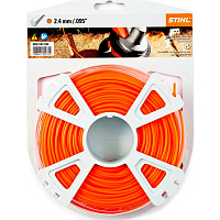 STIHL Косильная струна Ø 2,4 мм х 83 м STIHL круглого сечения оранжевый 00009302340, Струны косильные Штиль